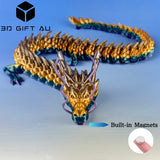 D05 - Aurelian Tide Chinese Dragon - 3D Dragon, Fridge Magnets, Gift for Children, Fun Toy