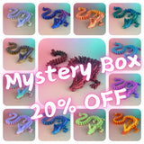 C00 - Crystal Dragons Mystery Box - 3D Dragon, Fridge Magnets, Gift for Children, Fun Toy